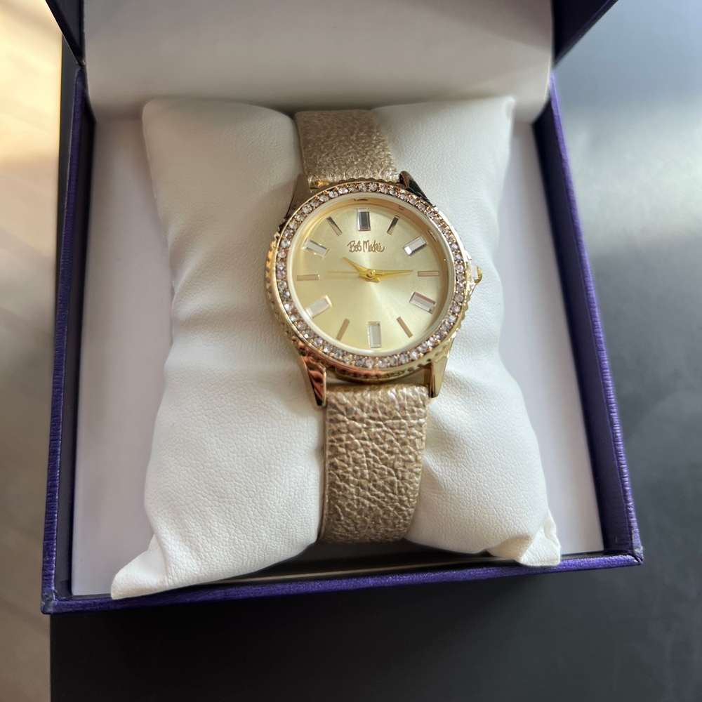 Bob Mackie Gold Colored Watch - NEW without tags